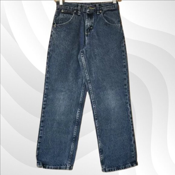 2/$20 Wrangler Boys Jeans Size 12 Regular Adjustable Waist Denim - Picture 1 of 6